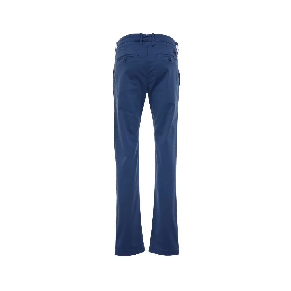 Jacob Cohen Elegant Slim Fit Chino Trousers in Blue