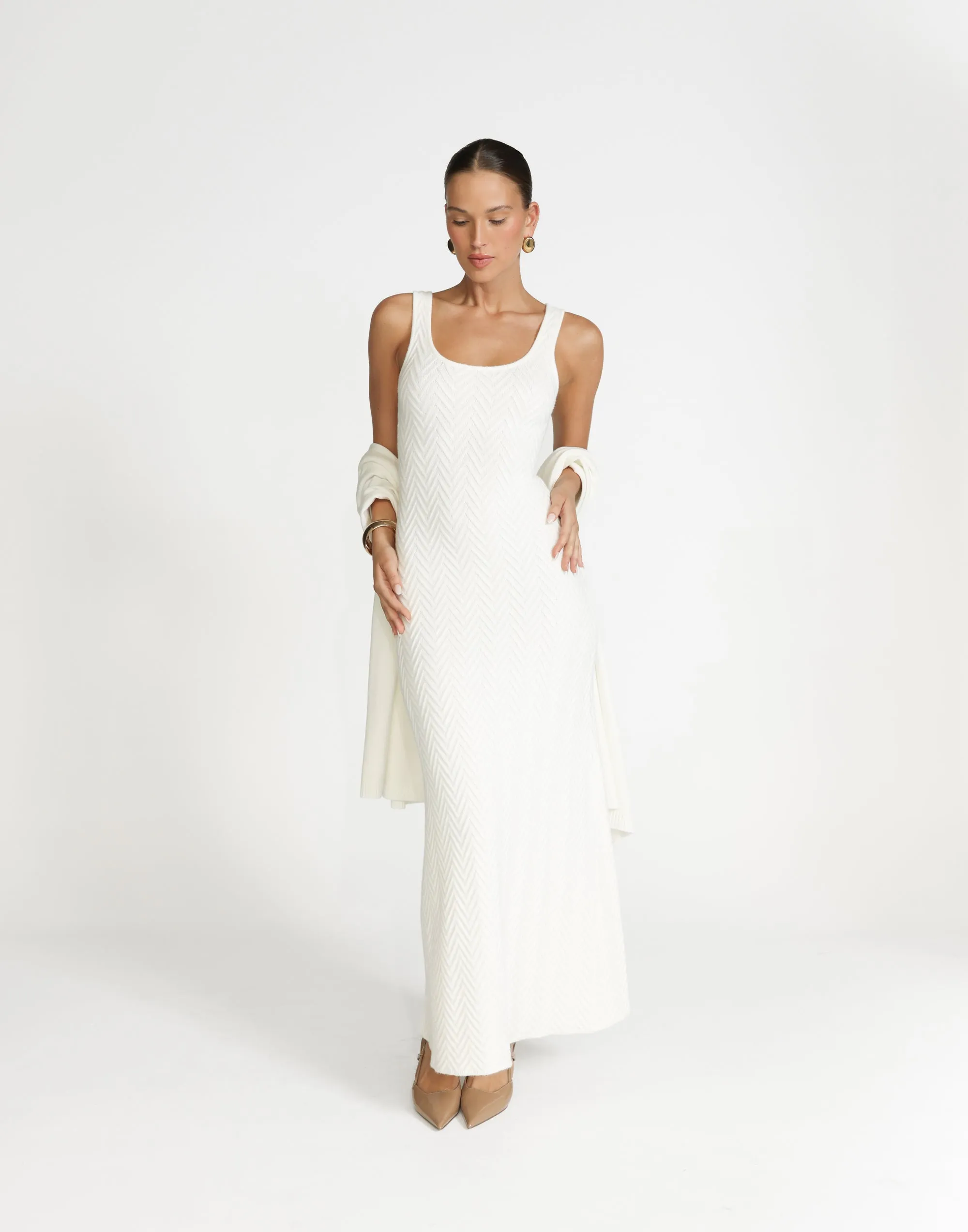 Jacqueline Maxi Dress (Off White)