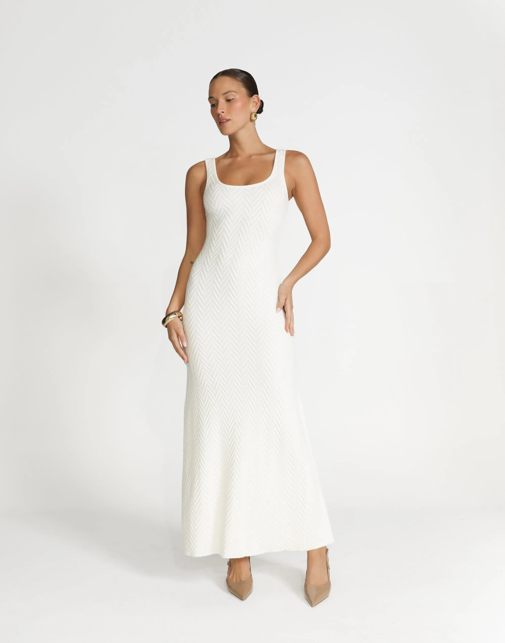 Jacqueline Maxi Dress (Off White)