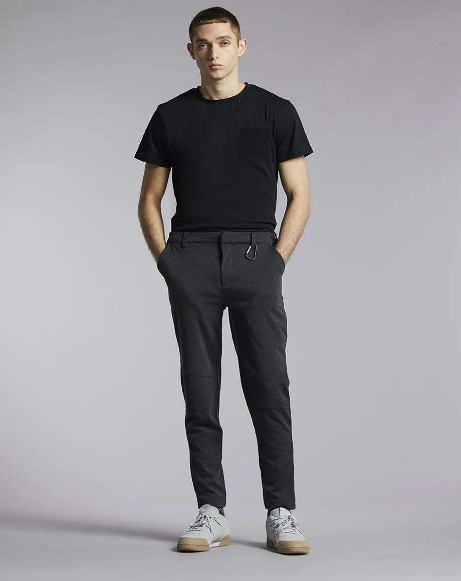 JARLETH COMMUTER MENS TROUSERS | CHARCOAL MIX