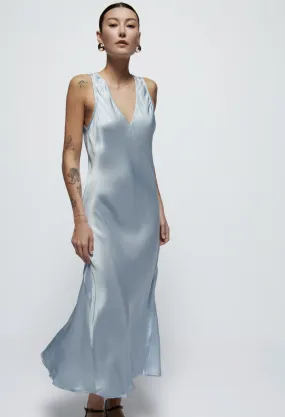 Jhene V-Neck Midi Dress | Skyway