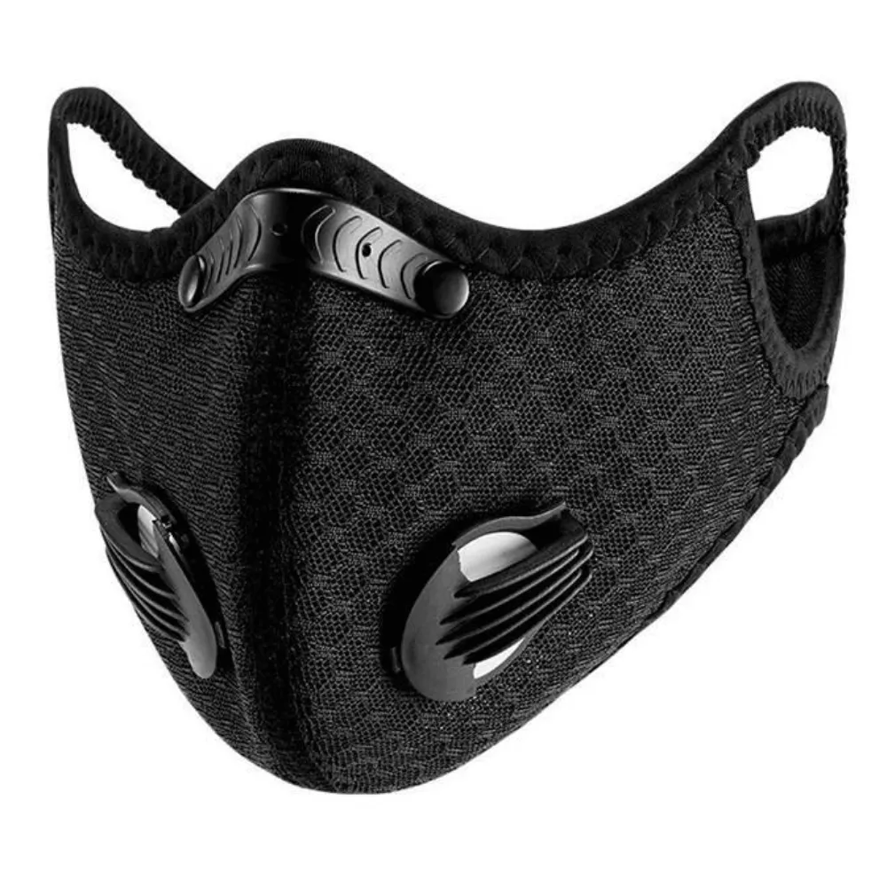 JupiterGear Performance Sports Face Mask with Activated Carbon Filter and Breathing Valves