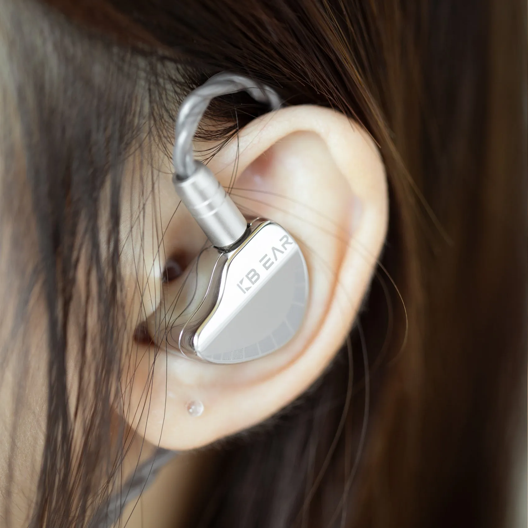 【KBEAR Qinglong】PU PEEK Double-layer Composite Diaphragm In-ear Earphone Good Wired Earphones headphones