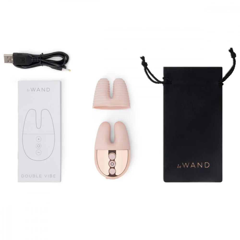 Le Wand Chrome Double Bunny Ear Vibrator