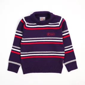 Little Sailor Striped Boys Pullover 7278