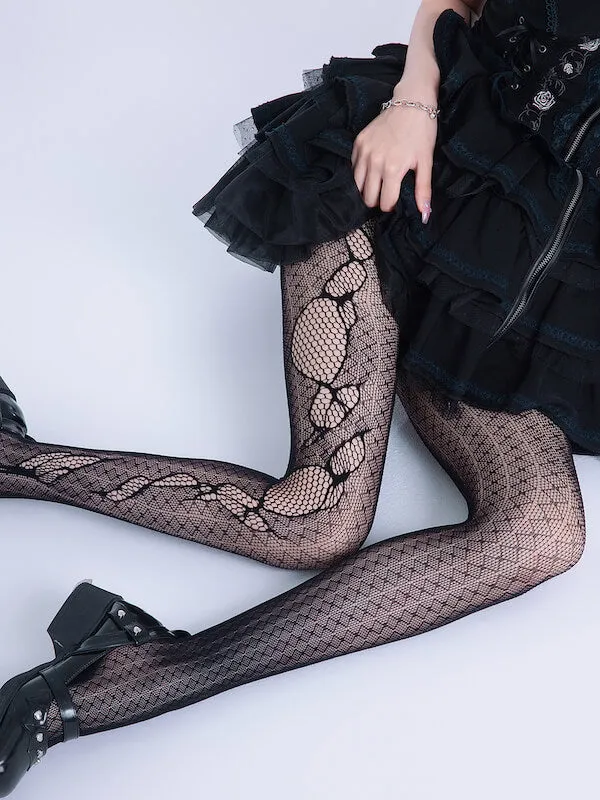 Lolita vine lace tights