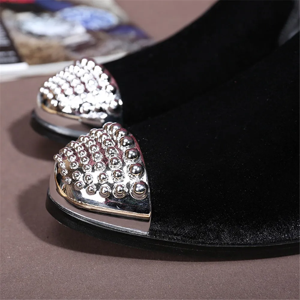 Low Top Captoe Formal Shoes with Decoration