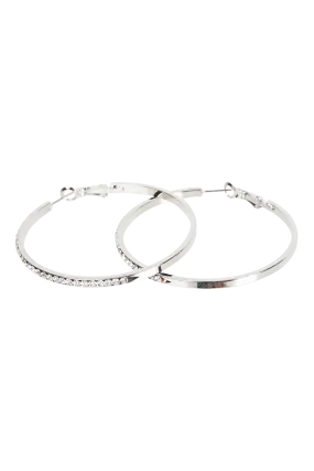 Lujo Hoop Earring - Silver