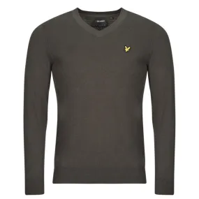 Lyle & Scott V-Neck Gunmetal Grey Pull Over Jumper