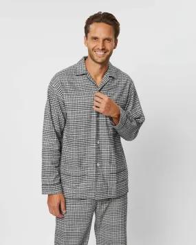 Men's Brushed Cotton Pyjamas - Falstone Check