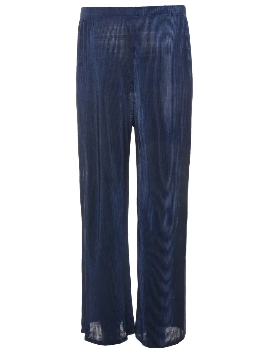 Navy Trousers - W26 L26