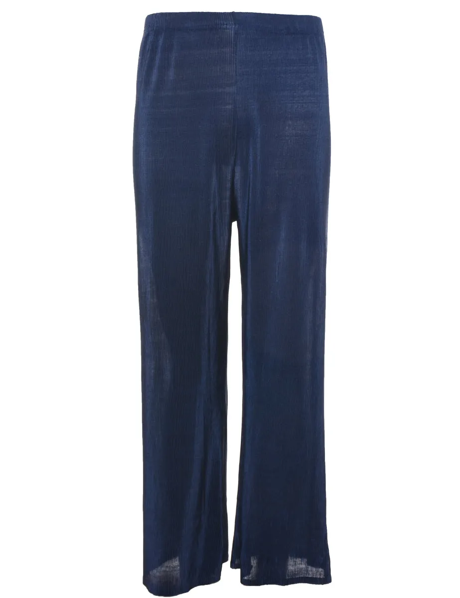 Navy Trousers - W26 L26