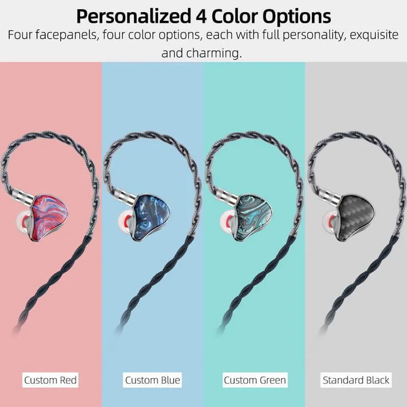 NiceHCK Topguy Flagship Dynamic In-Ear Monitor with Titanium Magnesium Alloy Diaphragm