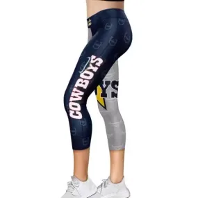 NRL Ladies LOGO Siren Active Wear Tights - North Queensland Cowboys - Leggings