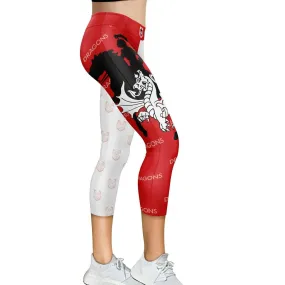 NRL Ladies LOGO Siren Active Wear Tights - St George Illawarra Dragons  Leggings