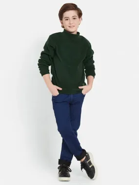 Octave Boys High Neck Fleece Pullover