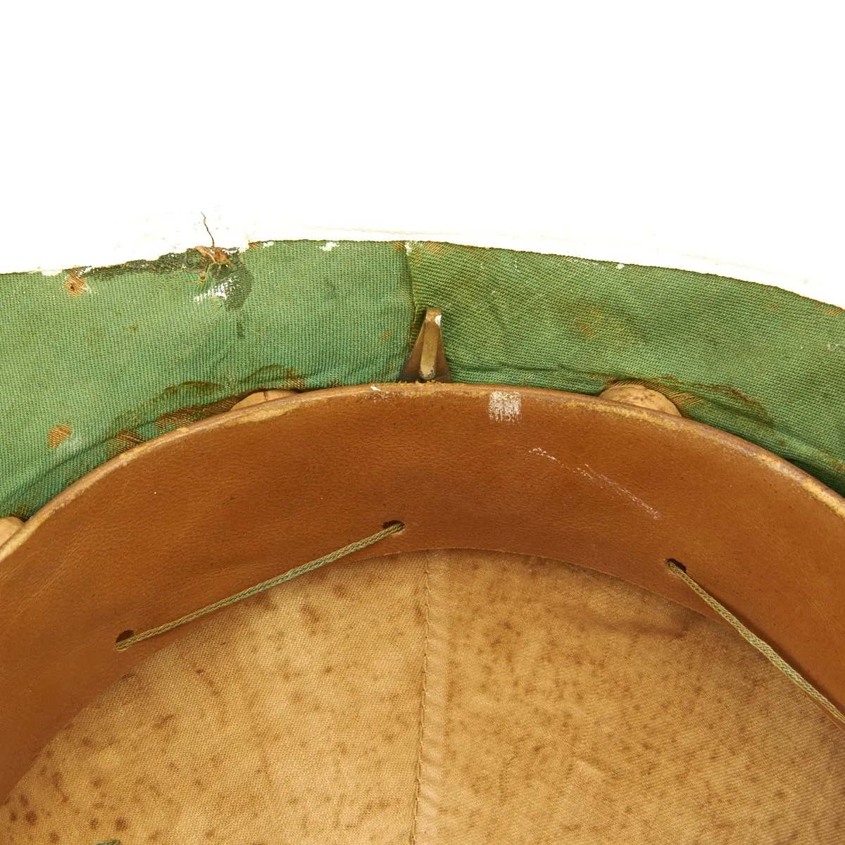 Original U.S. M-1881 Medical Officer's White Spiked Pith Helmet