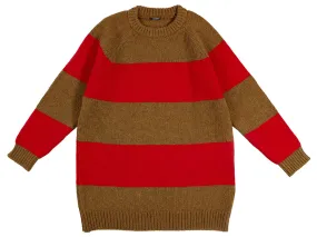 Oversize Stripe Jumper Dark Olive & Tudor