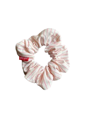 PINK STRIPE CLASSIC SCRUNCHIE