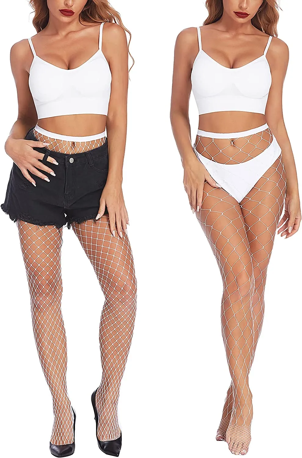 Plus Size Fishnet Stockings