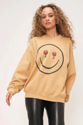 Project Social T Smiley Winey Pullover