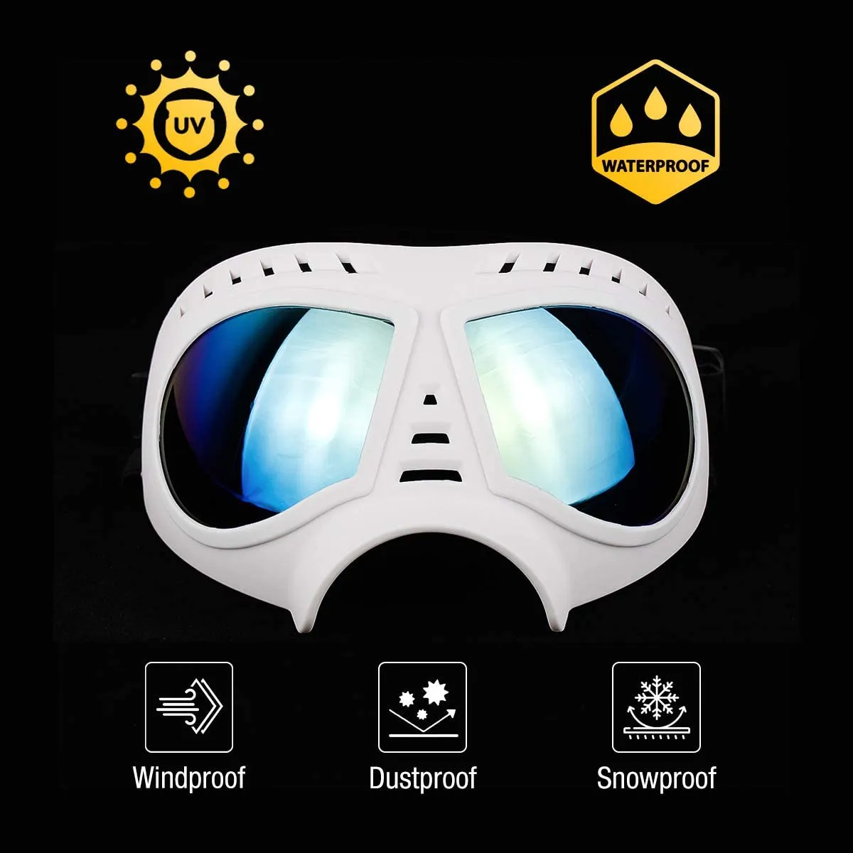 QUMY Dog Goggles Large Breed