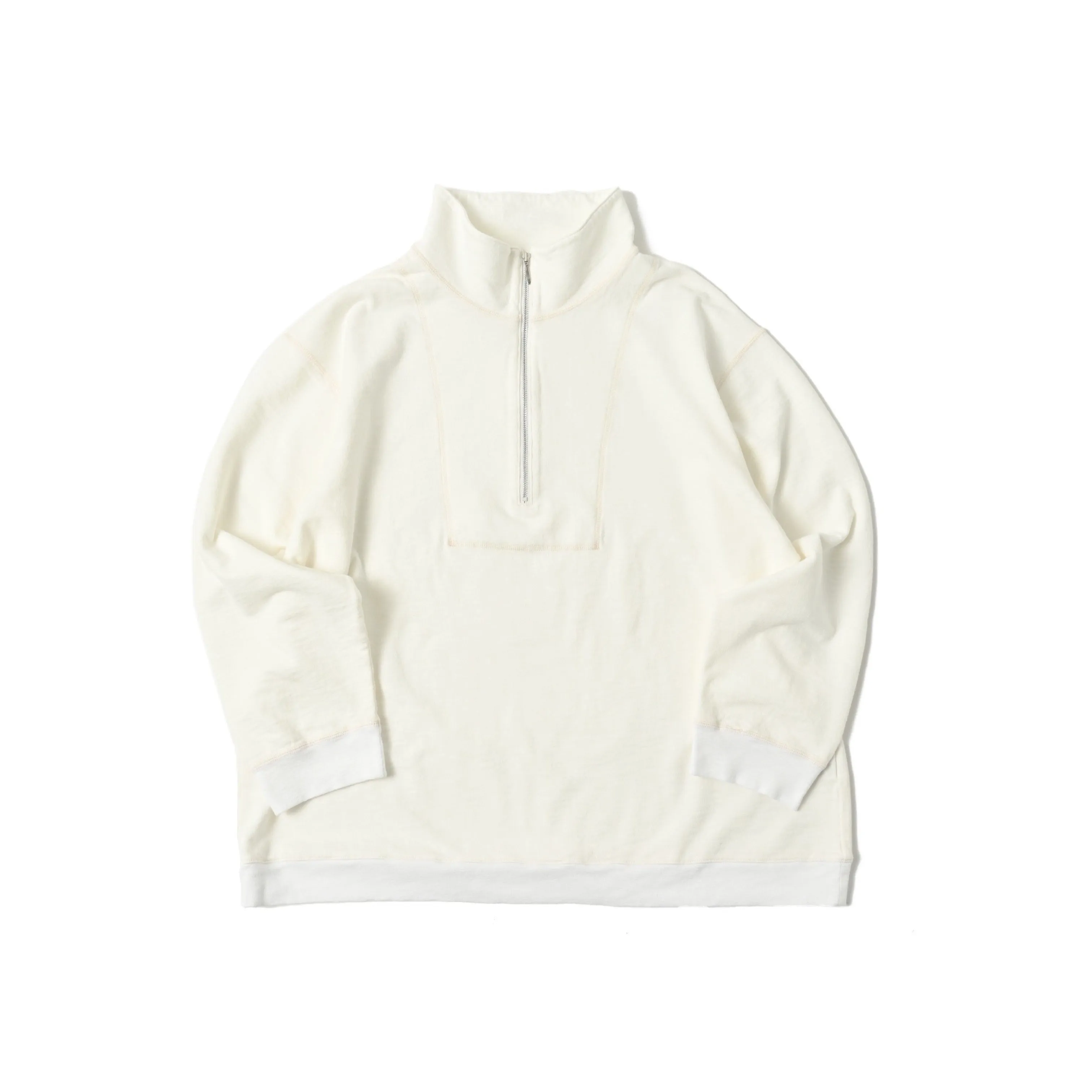 "KYOTO EXCLUSIVE" OHARIKO MAFIA WAPPEN HALF ZIP SWEAT SHIRT