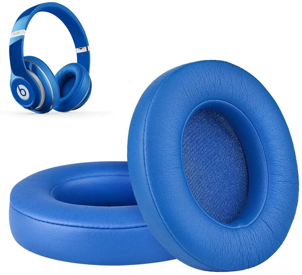 Replacement earpads for Beats Solo2/Solo3 Wireless Bluetooth - Blue