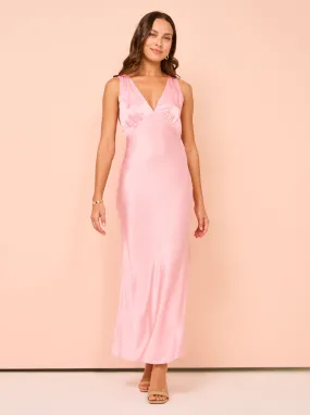 Roame Zelena Dress in Rose Quartz