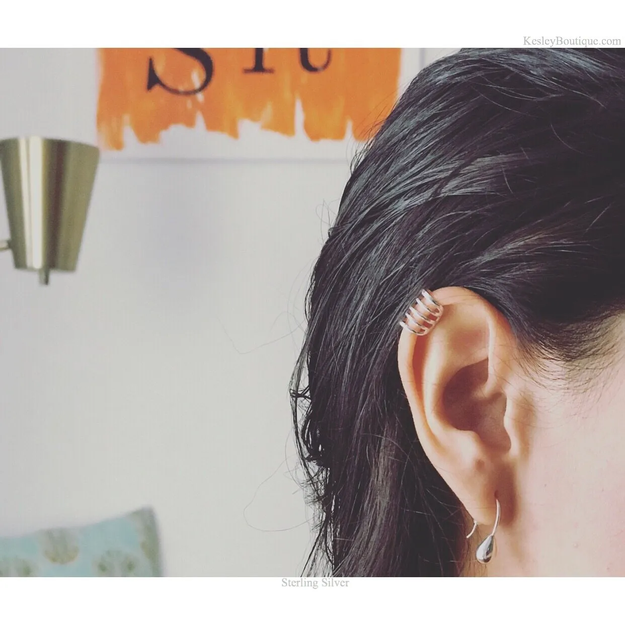 Silver Lux Ear Cuff