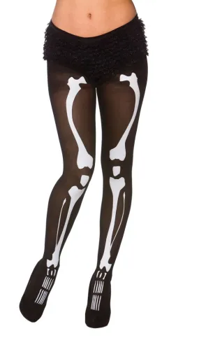 Skeleton Halloween Costume Tights