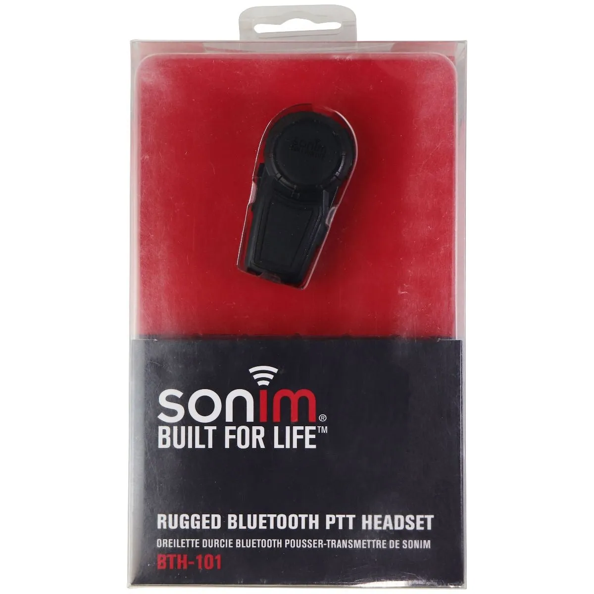 Sonim Rugged Bluetooth PTT Headset - Black (BTH-101)