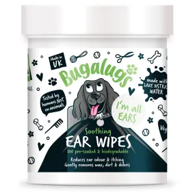 Soothing Ear Wipes for Dogs 100 Pre-soaked & Biodegradable Wipes