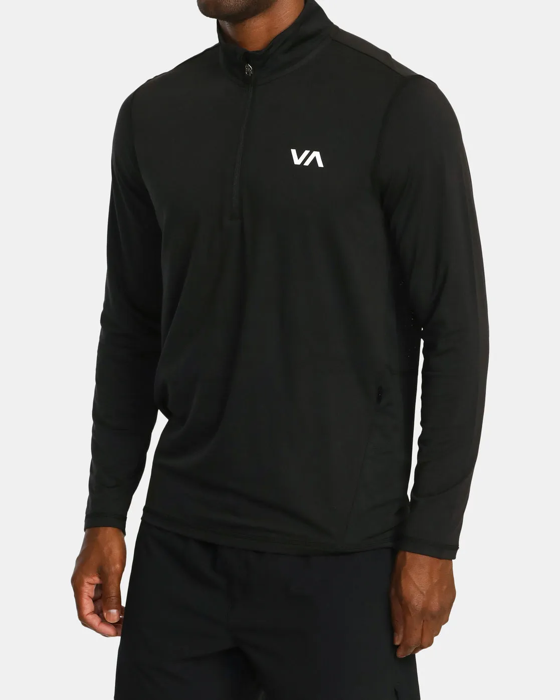 Sport Vent Half-Zip Pullover - Black