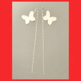 Sterling silver Butterfly Ear Threader