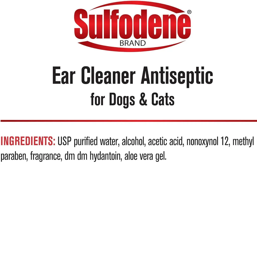 Sulfodene Ear Cleaner Antiseptic For Dogs & Cats (4 oz)