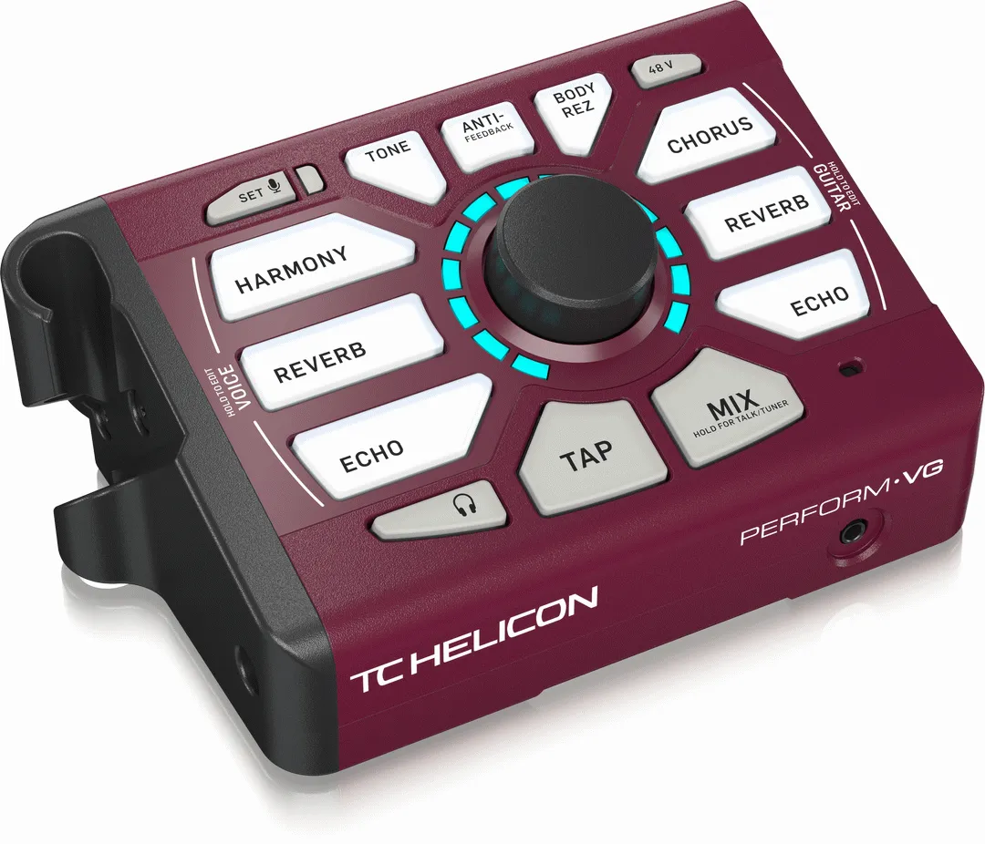 TC Helicon Perform-VG Burgundy Vocal Processor