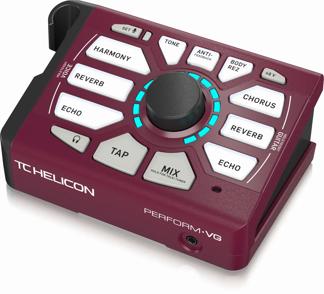 TC Helicon Perform-VG Burgundy Vocal Processor