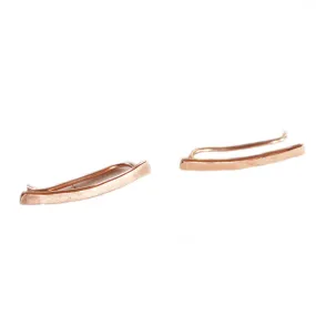 The Mini Minimalist Ear Climber, Gold, Rose Gold, and Sterling