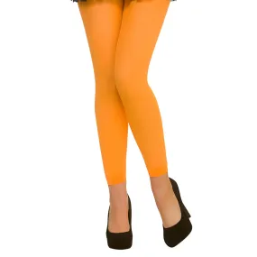 Tights - 80's Footless / Neon Orange