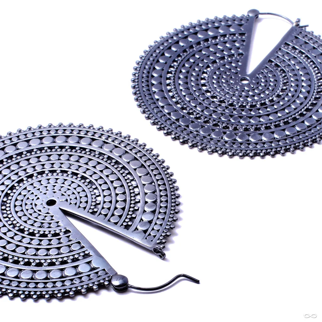 Ultra Afghan Disc Earrings from Tawapa