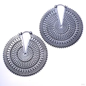 Ultra Afghan Disc Earrings from Tawapa