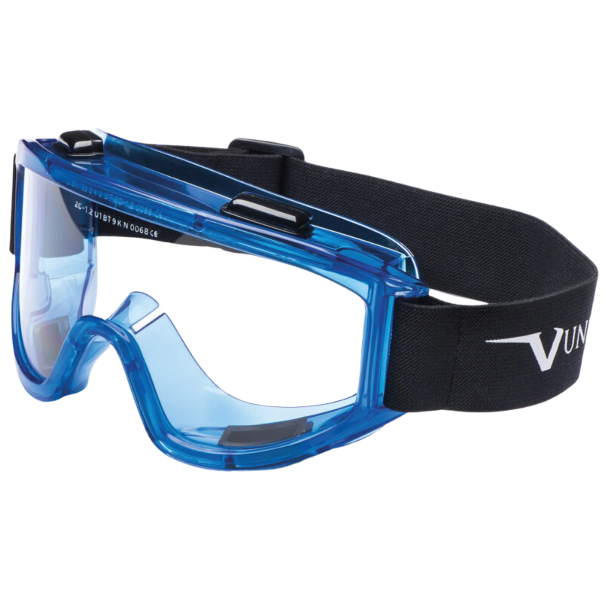 Univet Tiger Blue Workshop Safety Goggles - Clear Lens