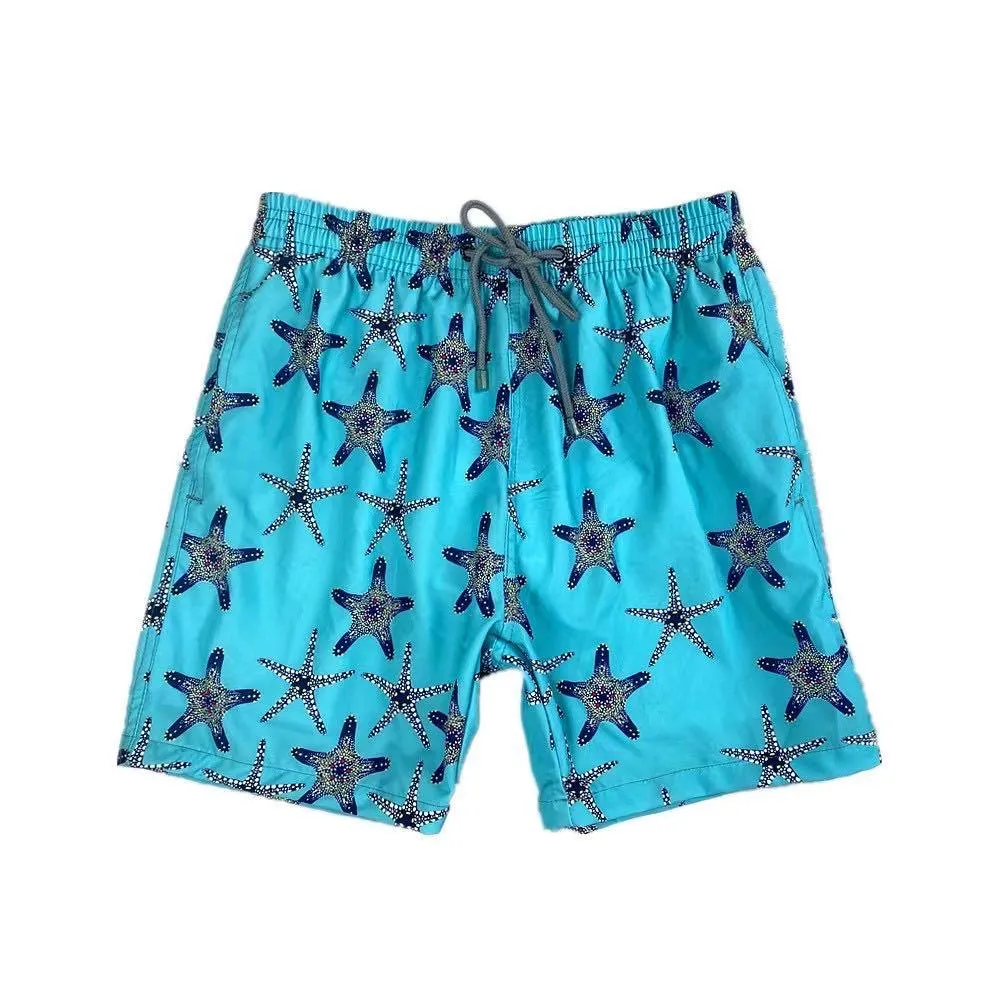 Vilebre Beach Fashion Wear Floral Pattern Casual Short Pants