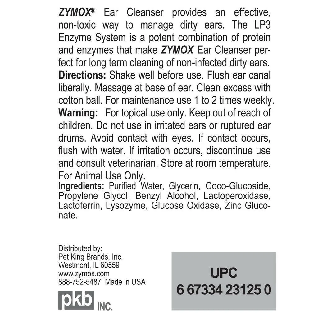 Zymox Enzymatic Ear Cleanser